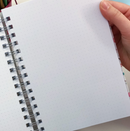 Cuaderno A5 -T/Dura X 80 Hj. Puntos Guía De 106G. C/Anillo Doble