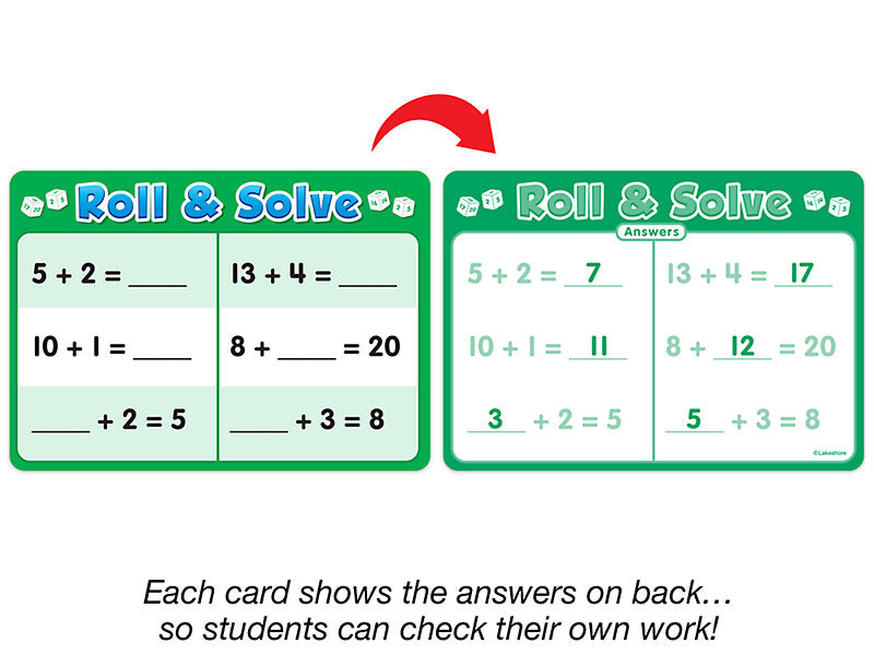 Juego Roll & Solve Addition