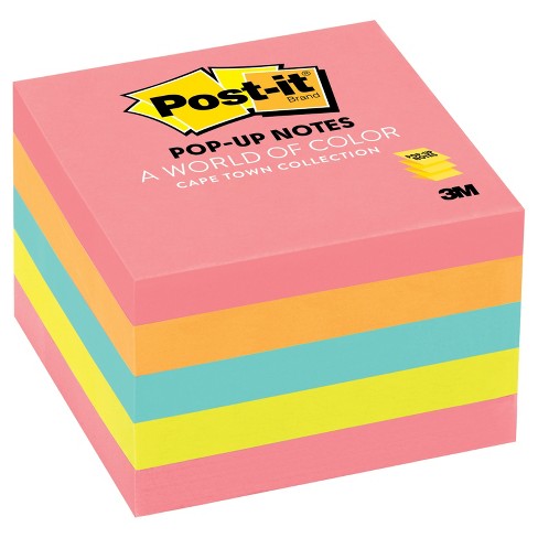 Post It 5 Colores Neón 3x3 3M