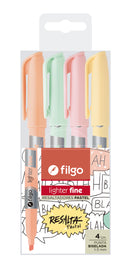 Resaltador Lighter Fine / Estuche 4  Pastel
