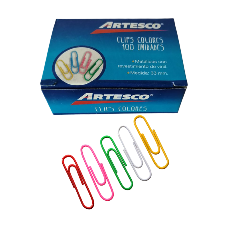 Clips Colores Artesco