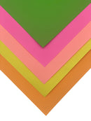 Paquete Papel Bond Tamaño Carta Colores Neón 100