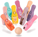 Set De Boliche De Madera Tovol Zerky