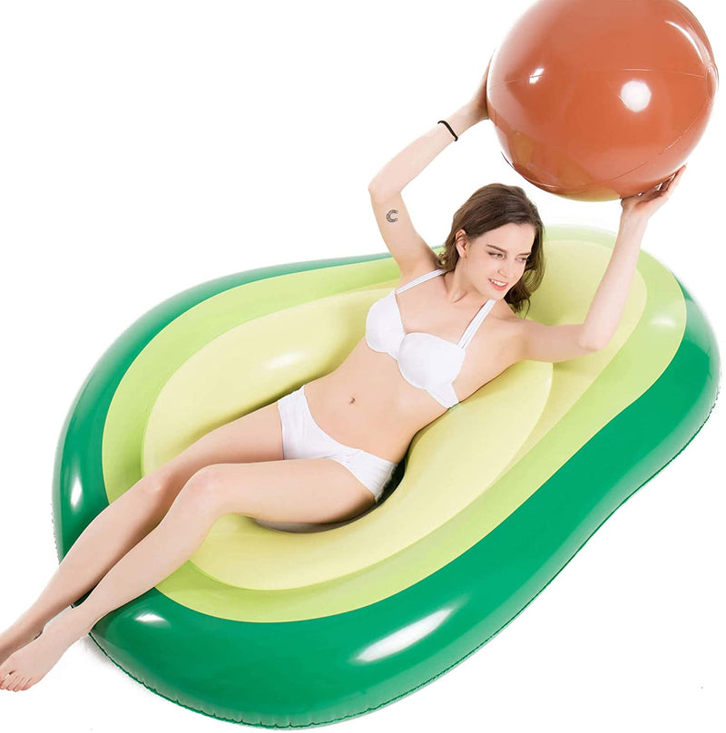 Flotador De Aguacate Con Pelota Para Adultos