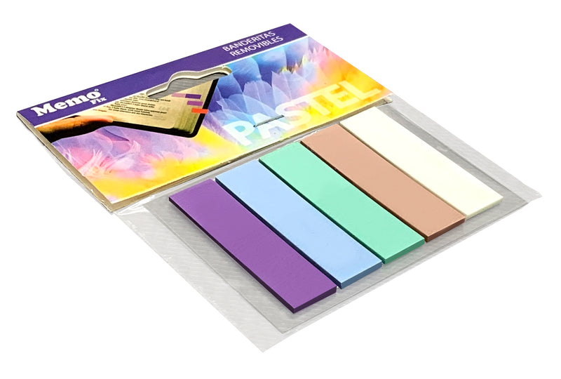 Notas Adhesivas Mini Band. Pastel
