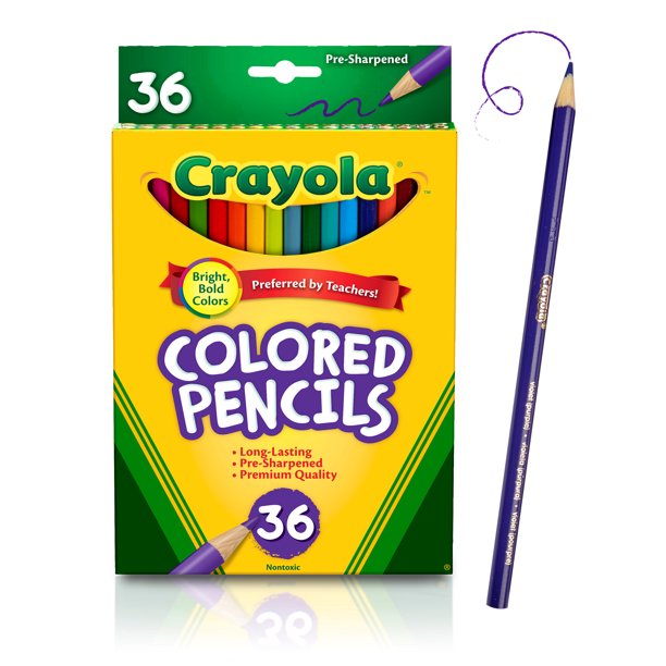 Lapiz Color Largo Pqt36 Marca Crayola