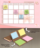Planner Con Notas Adhesivas