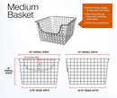 Spectrum Wire Basket Black