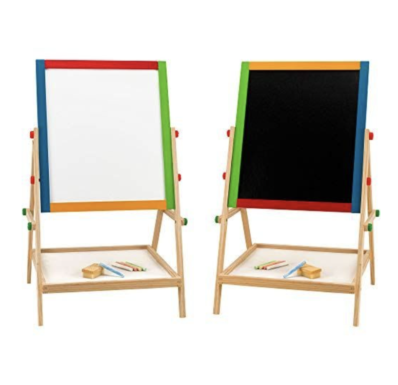 Tablero Portátil 2 En 1 (Blanco Y Negro)