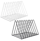 Lawei Set 2 File Holder Black And Silver