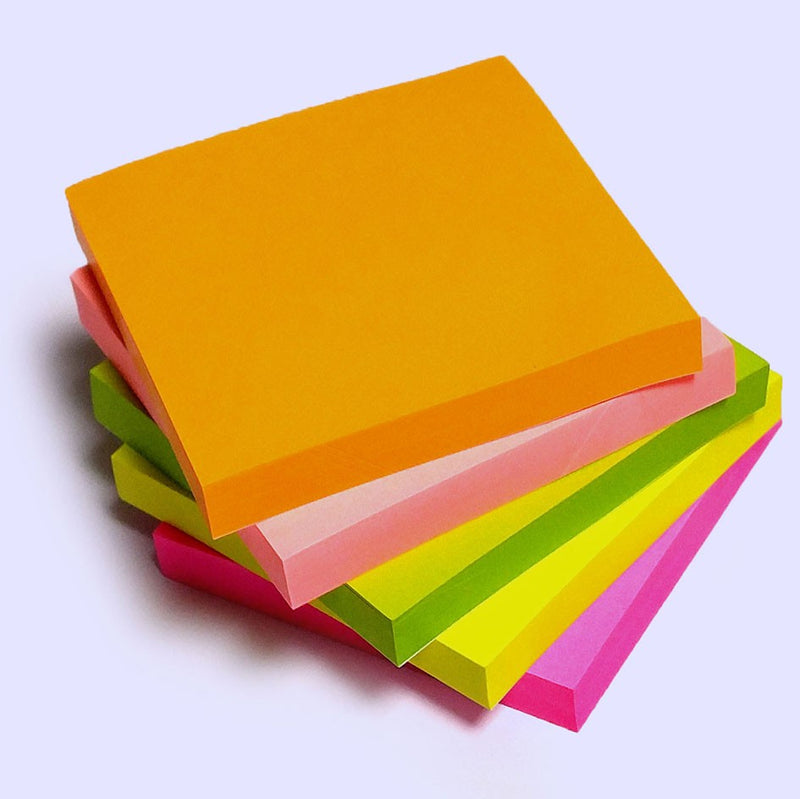 Post It 5 Colores Neón 3x3 3M