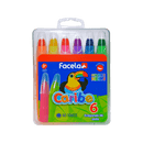 Crayón Seda Neón 6 Estuche Plástico