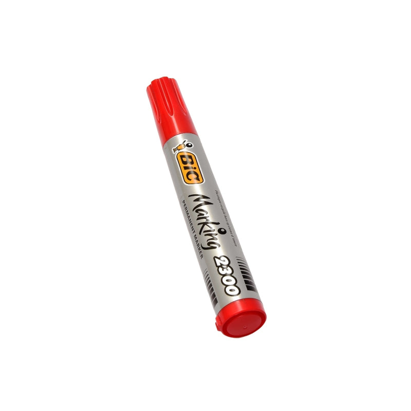 Marcador Bic Permanente Rojo