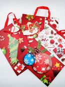 Bolsa De Regalo Merletto 3D Navideña Mediana