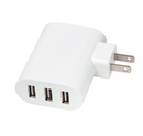 Cargador Con Tres Puertos De Usb