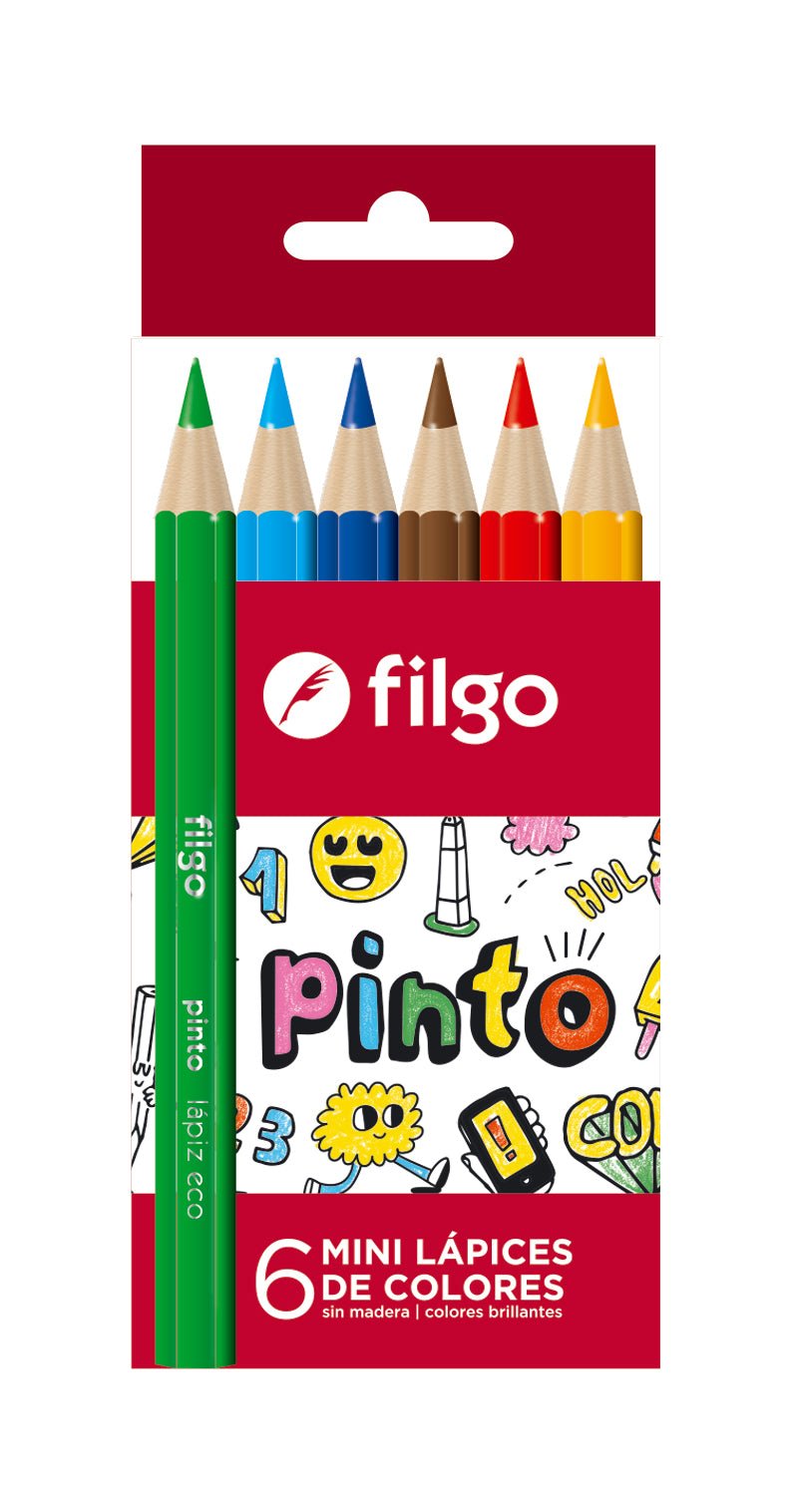 Lápices Colores Mini 6 Surtido
