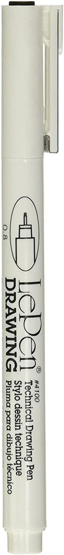 Lápiz Técnico Para Dibujo Le Pen 0.8Mm En Negro