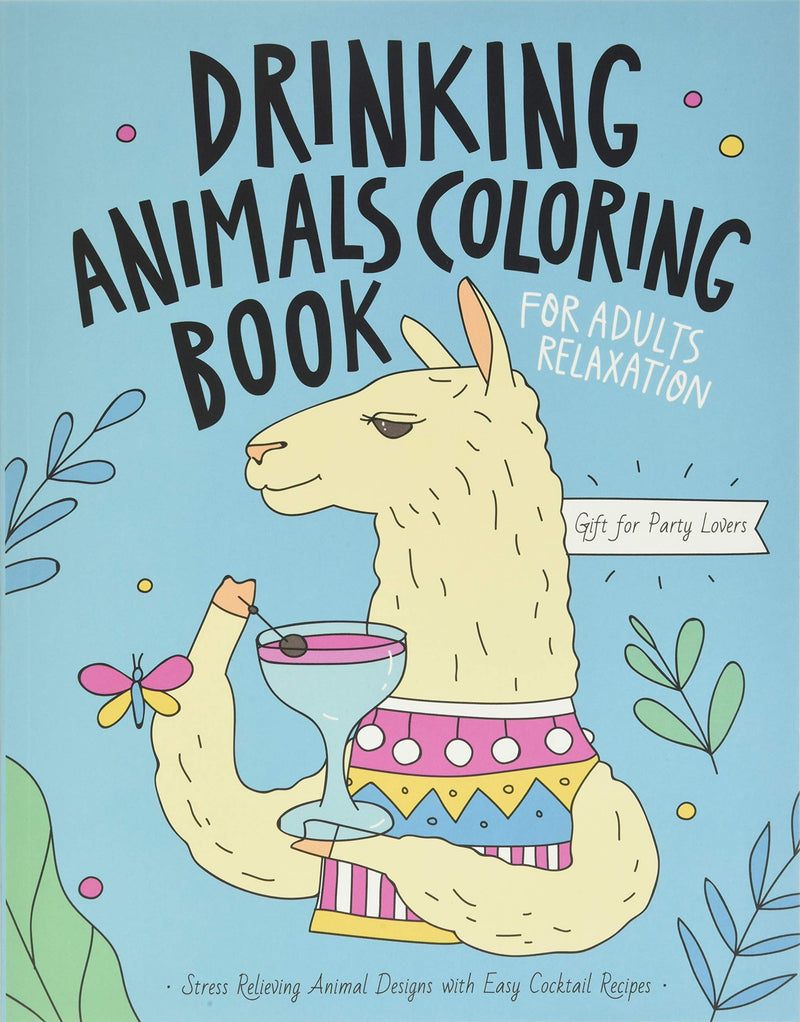 Libro Para Colorear Drinking Animals