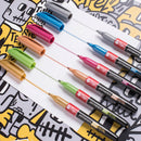 Marcador Permanente 040 Fino / Estuche 6 Metalizado