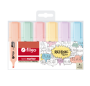 Resaltador Text Marker / Estuche 6 Pastel
