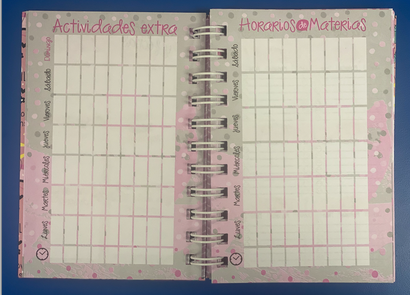 Agenda Perpetua Chica Unicornio