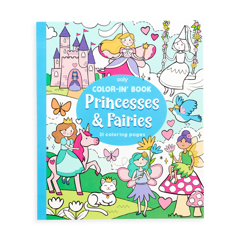 Libro para Colorear Princess Y Fairies