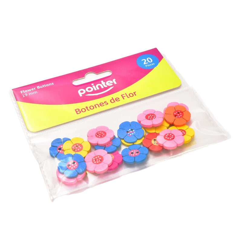 Botones de Flores Pequeños
