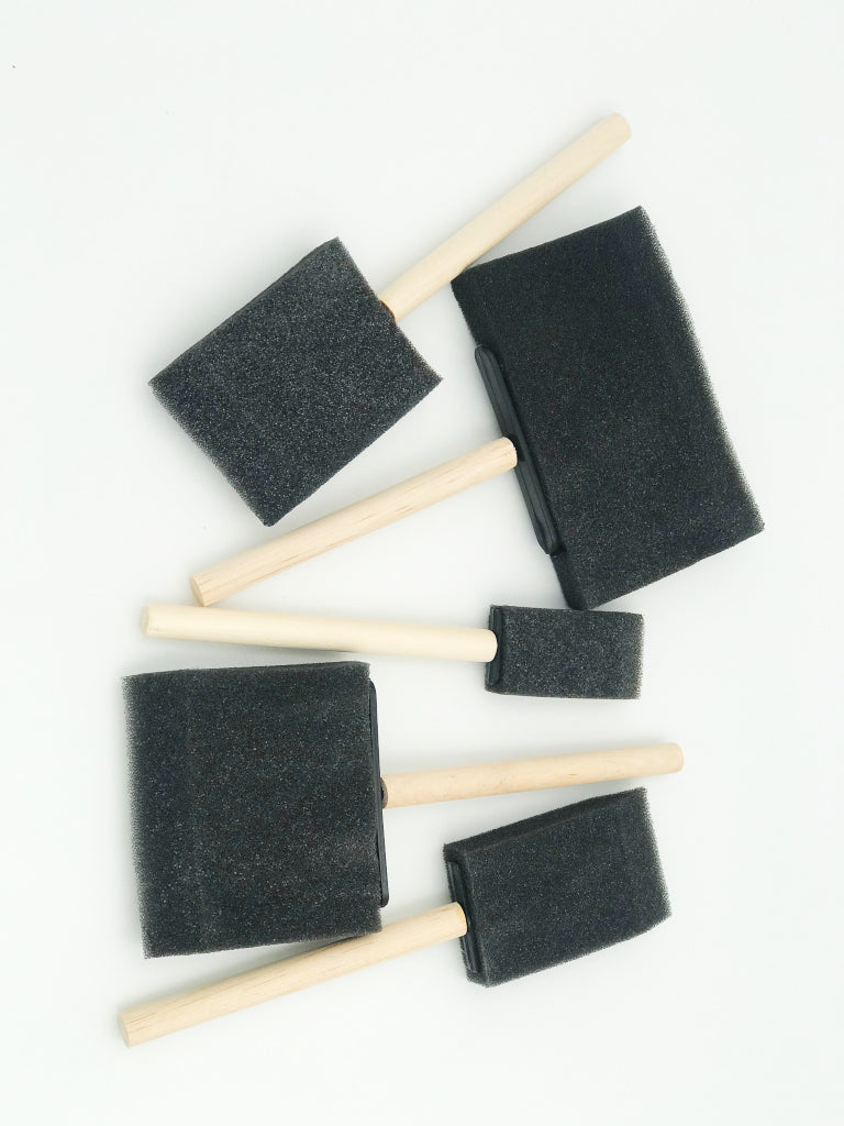 Set de Pinceles Esponja Color Negro