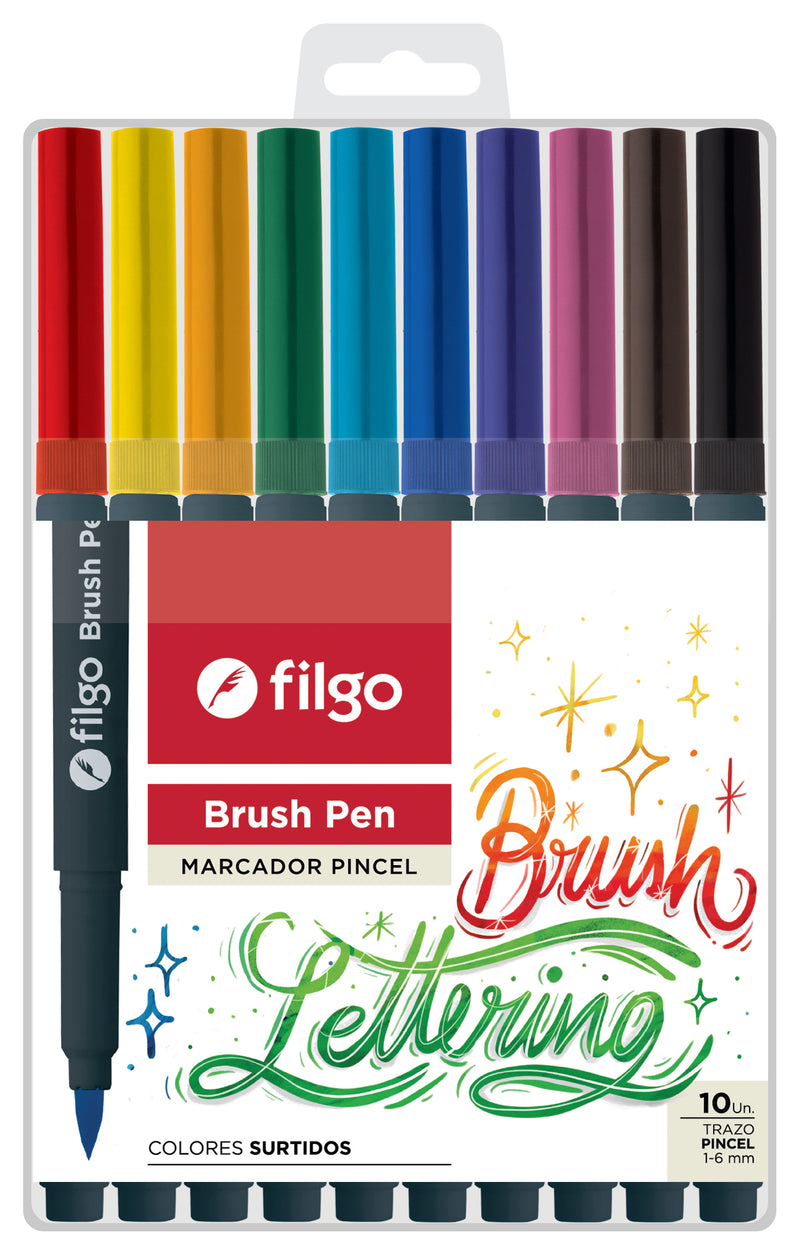 Set Marcadores Brillantes 10 un
