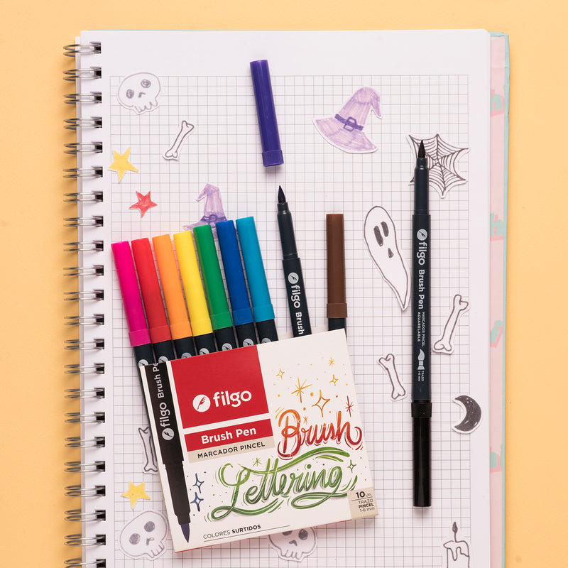 Set Marcadores Brillantes 10 un