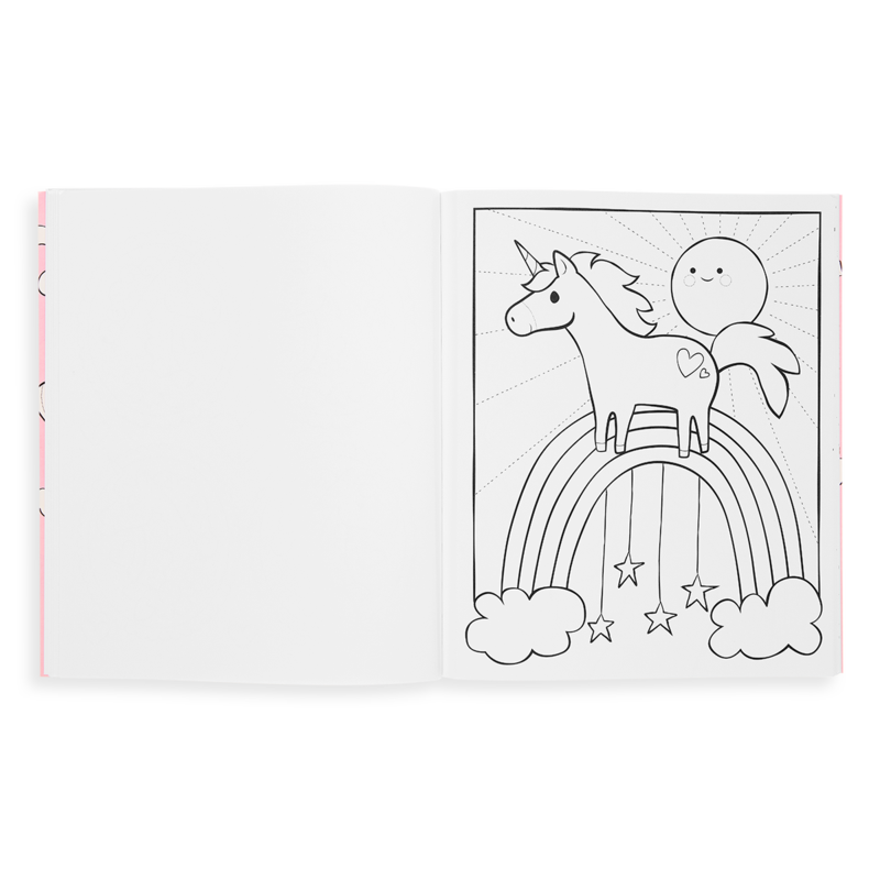 Libro para Colorear Enchanting Unicorns