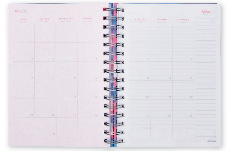 Agenda Diaria Mi Año de Suerte