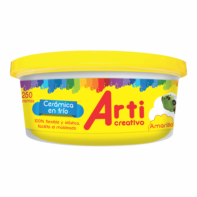 Cerámica En Frío Articolor Amarillo 250gr Arti